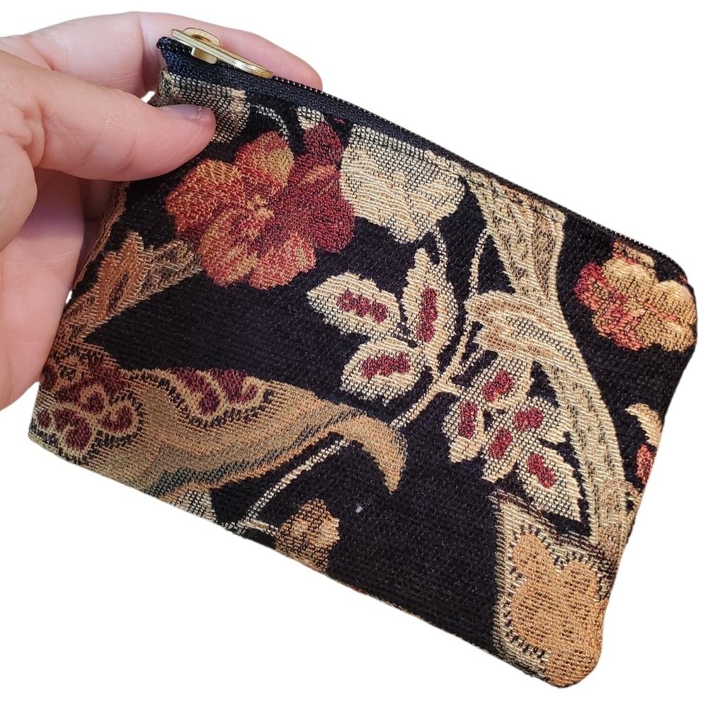 Danny K Floral Tapestry Coin Purse